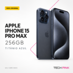 IPhone 15Pro Max 256GB Titânio Azul — Sou como novo - Imagem 5