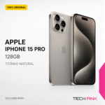 IPhone 15Pro 128GB Titânio Natural — Sou como novo - Imagem 4